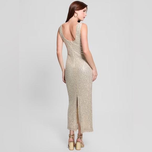 GUESS $278 Georgia Embellished Dress ◻️ CURRENT SEASON - Picture 4 of 4